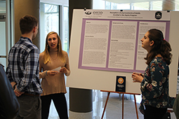 Honors students Annie Dill and Rosie Lamb