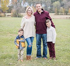 Tim Blodgett and family