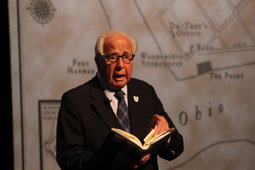 David McCullough speaks at the event on May 31.