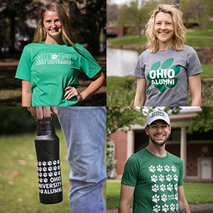 The Bobcat Store's collection of graduation gifts includes many Ohio University alumni items.