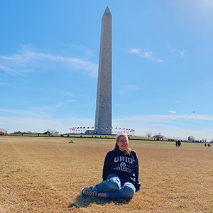 A sophomore majoring in environmental studies, Krissy Wahlers is interning in the office of Rep. Marcy Kaptur, Ohio 9th Congressional District.