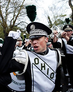 Marching 110 alumnus Chad Holcomb, BA ’13 