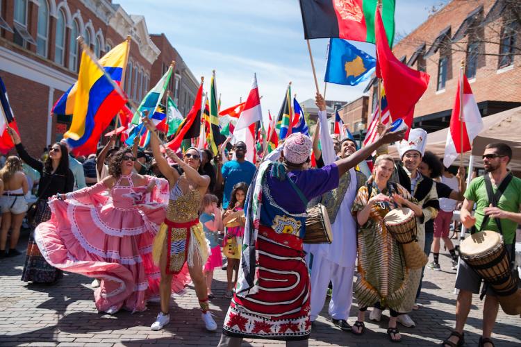 international week flags