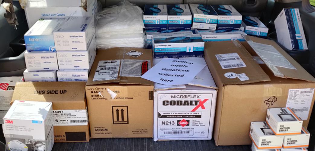 Russ College PPE donations