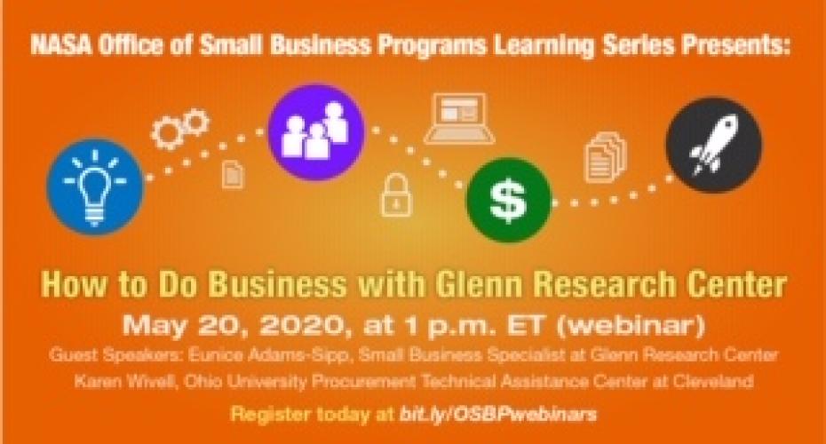 Poster for how to do business with Glenn Research Center