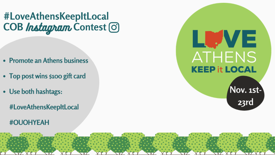 #LoveAthensKeepItLocal graphic