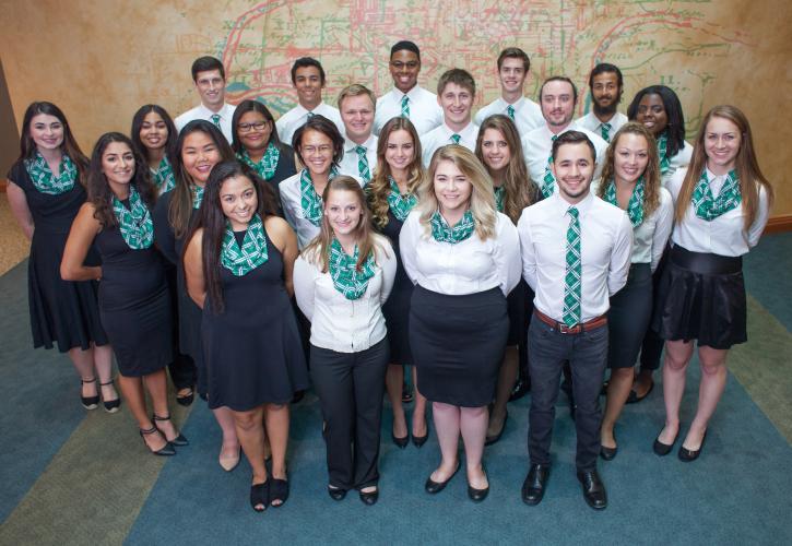 Presidential Leadership Society students 