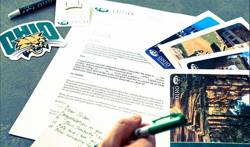 Registration for Ohio University’s Postcard Project and the new Phone Call Project is open to all degree-holding OHIO graduates