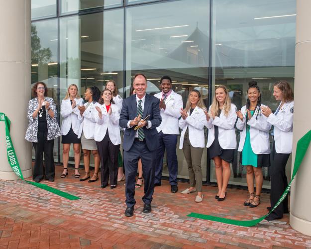 Heritage Hall ribbon cutting