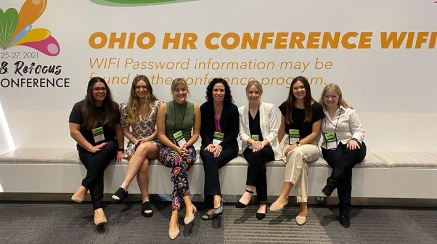 HR Students at the OHIO HR Conference