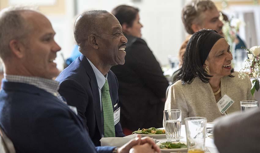 Dr. Jack Marchbanks is pictured at the College of Arts and Sciences’ 2019 Notable Alumni Awards, where he was recognized for his career, community and Ohio University contributions.