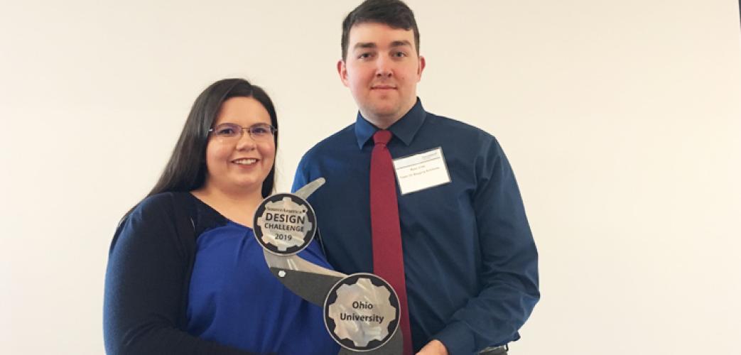 Ohio University mechanical engineering seniors take third in national design competition