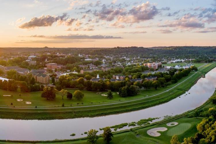 Ariel view of South Green