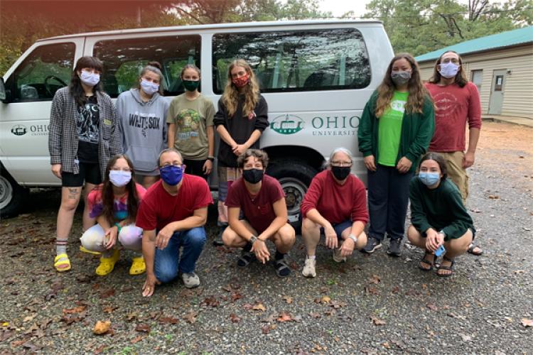 The Ohio University team at Camp Kum-Ba-Ya