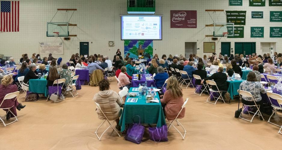 A photo from a lunch event at the Celebrate Women conference