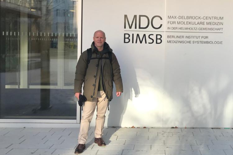 Lonnie Welch, Ph.D., at the Max Delbrück Center for Molecular Medicine in Germany