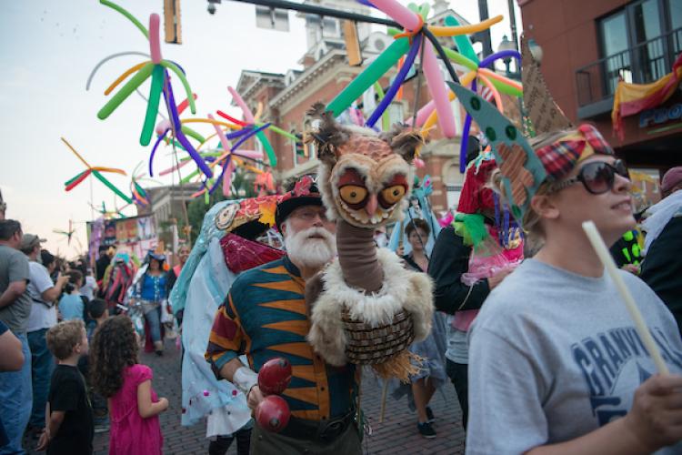 The 2017 Honey for the Heart parade in Uptown Athens