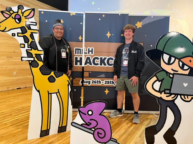 Russ students at Hack Con X