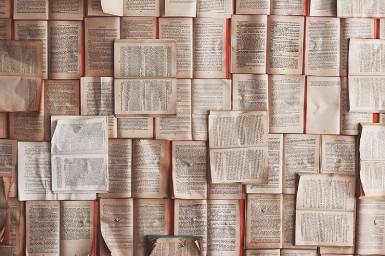 A photo of the Book Wall