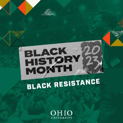 Black History Month 2023 flyer. 
