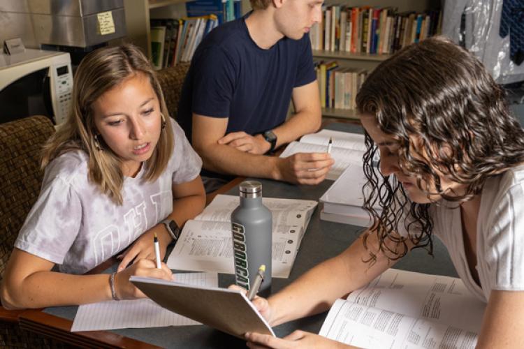 Students in the Center for Law, Justice & Culture.