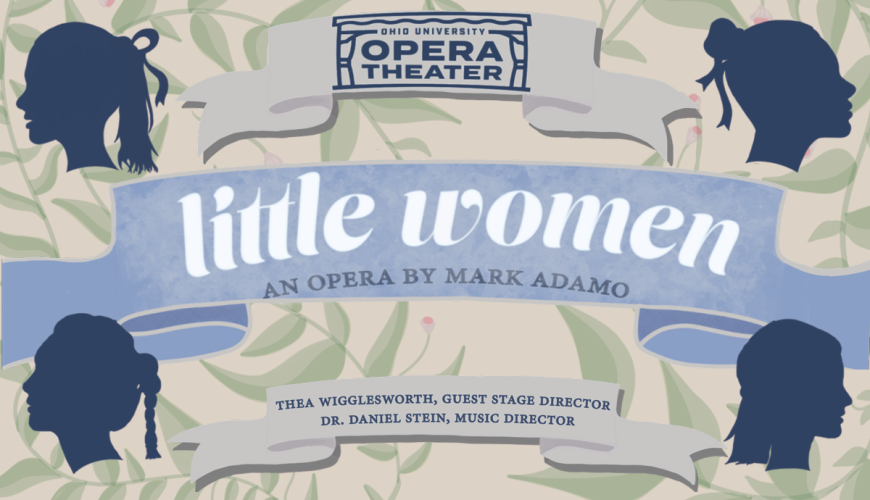 graphic promoting Little Women opera