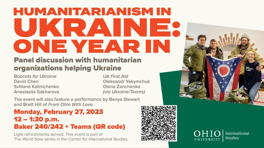 Humanitarianism in Ukraine: One Year In - Monday, Feb. 27, 2023