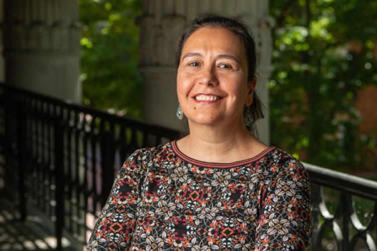 Claudia González-Vallejo, portrait