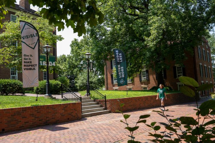 Make Respect Visible signage on campus