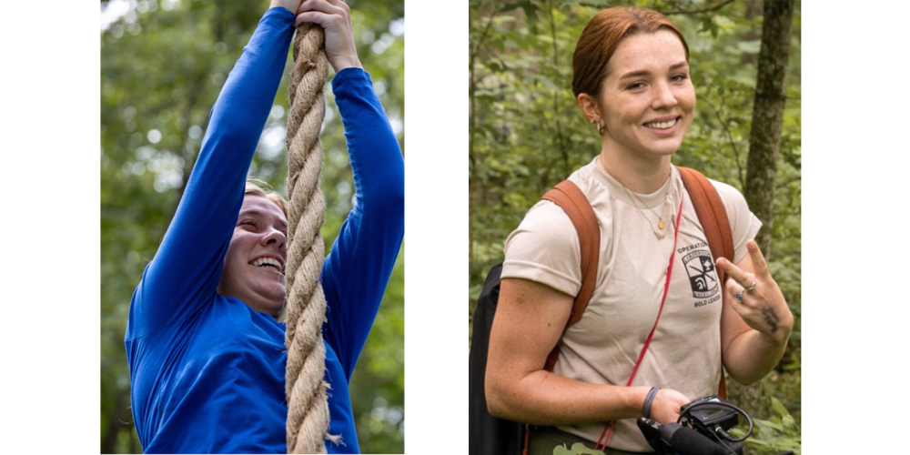 Ohio University Journalism seniors Danielle Smith (left) and Sophia Young (right)