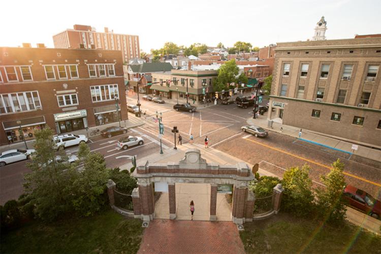 Uptown Athens, where the red brick roads of campus and community intersect.