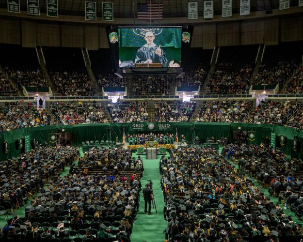Ohio University Fall Commencement 2023 at the Convocation Center