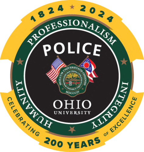 Ohio University Police Department Bicentennial seal
