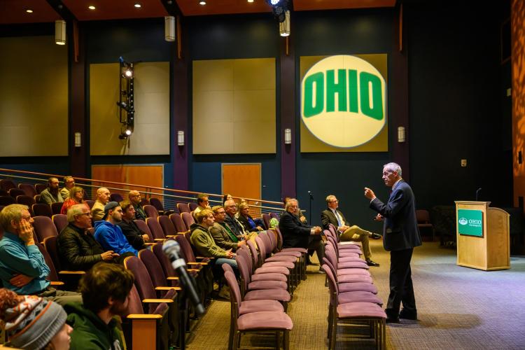 David Walt, Ph.D., delivers the Russ Prize lecture