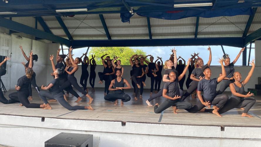 Community Dance in Antigua