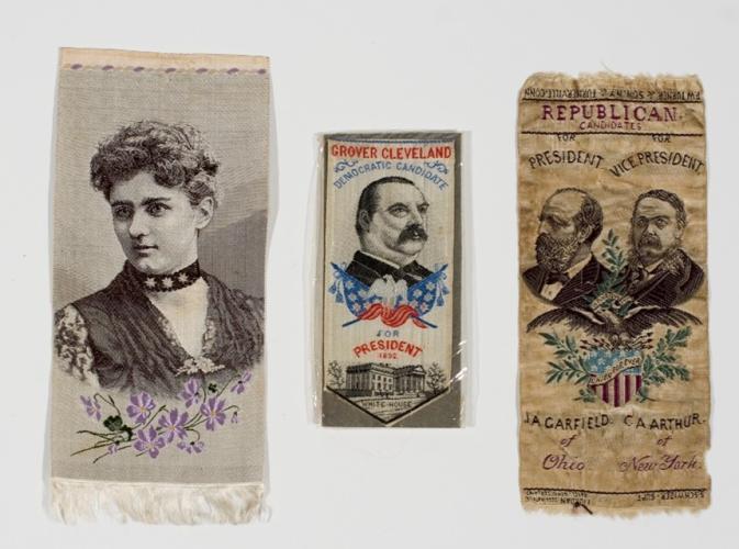 Three images from the Presidential Campaign Artifacts Collection