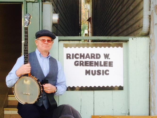 Richard W. Greenlee with Banjo