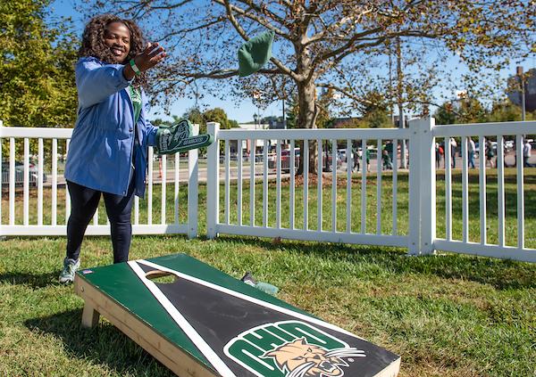 Homecoming corn hole