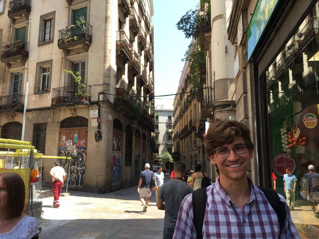 Matthew Connell in Barcelona.