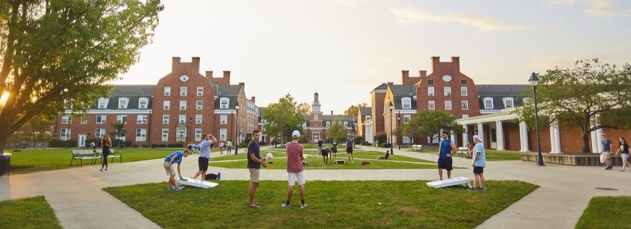 Ohio University students on campus