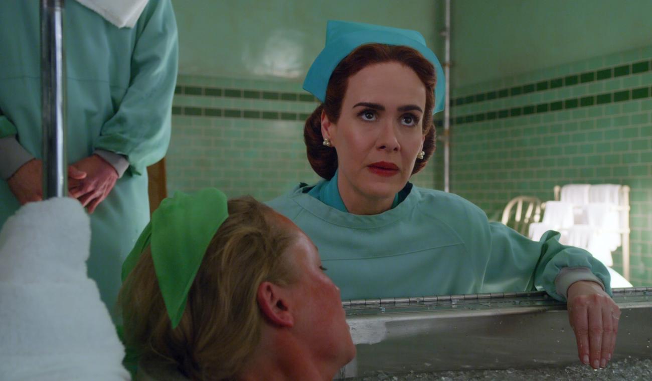 Actress Sarah Paulson in Netflix’s series ‘Ratched.’ 