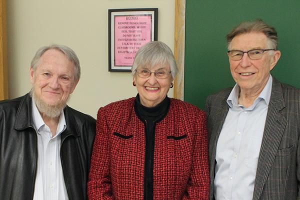 Jim Coady, Beverly Flanigan and David Bell