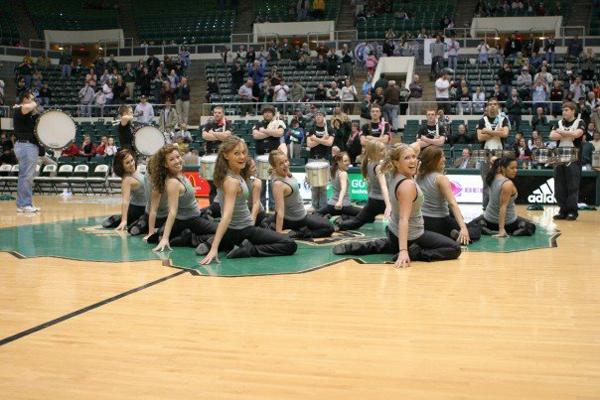 Amanda Epp and the OHIO Dance Team