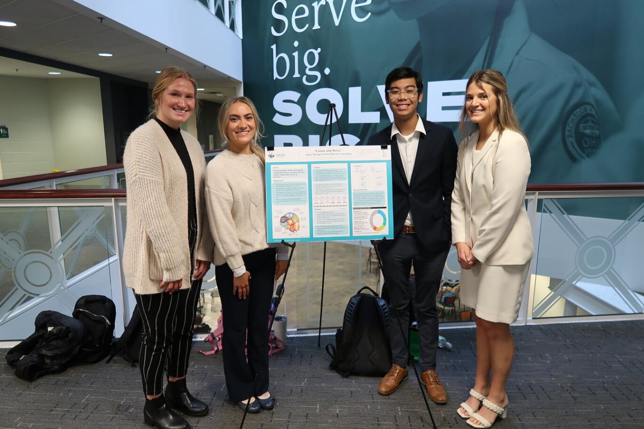 Candace Caldwell, Ashley Casilli, Jacob Portem and Hallie Sutyak