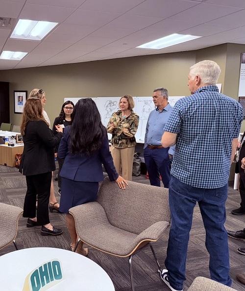 John and Nancy Gainor Talking with students.jpg