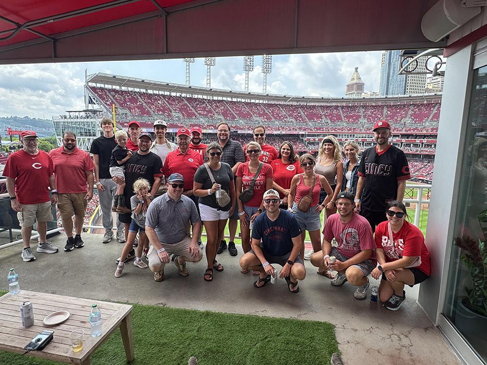 McClure School supporters gather at a September 2025 Cincinnati Reds game