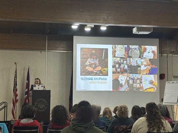 Suzanne Kaufman leads a presentation at the MAZZA Conference