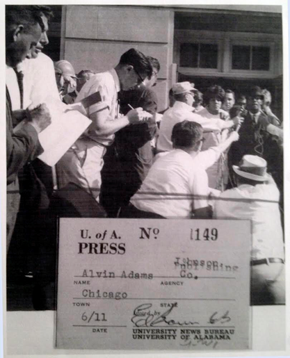  Members of the press are shown covering Governor George Wallace, June 11, 1963 at University of Alabama &quot; loading=&quot;lazy 