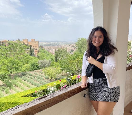  Alyssa Cruz is shown in Granada, Spain 