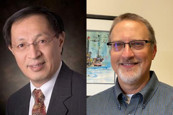  Professors Hao Lou and Chris Thompson 
